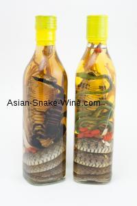 Vente bouteille alcool cobra baie goji scorpion